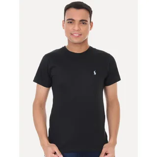 Camiseta Ralph Lauren Masculina Custom Fit Blu Preta Camiseta Ralph Lauren Masculina Custom Fit Blu Preta