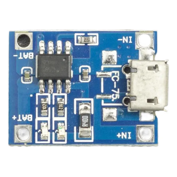 Modulo Cargador De Baterías Lipo Micro Usb 5v 1a Tp4056