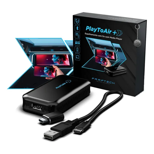 Espelhamento Smartphone Sem Fio Media Player Play To Air