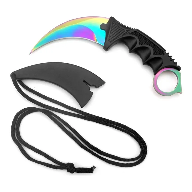 Kerambit Cs Go Tornasolado Raimbow Cuchillo Counter Strike 