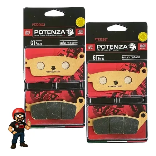 Pastilha De Freio Dianteira Potenza Ninja 500 Z500 Z Se 2027