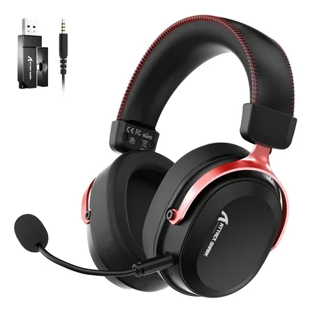 Audífonos Gamer Inalámbricos Attack Shark L30 Pro Black/red