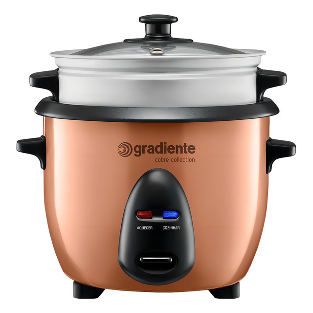 Panela Risoteira Gradiente Multiuso Com Vaporeira Allday Cor Cobre Pgpm172 Frequência 60hz... Panela Risoteira Gradiente Multiuso Com Vaporeira Allday Cor Cobre Pgpm172 Frequência 60hz...