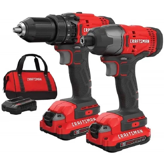 Taladro + Llave De Impacto Craftsman 20v