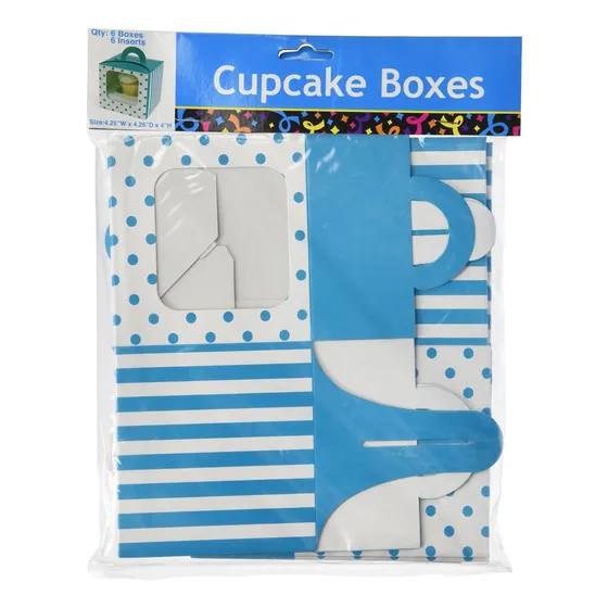 Turquesa Lunar Estuche Para Cupcake 12 Pc