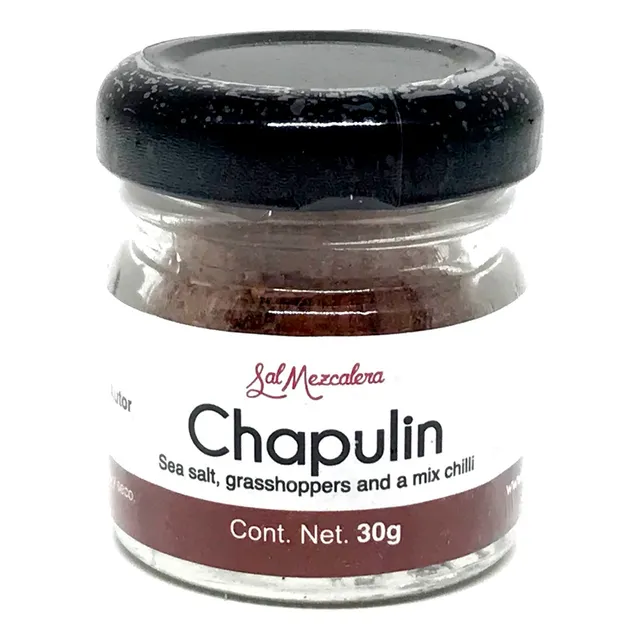 Sal De Gusano De Maguey Tarro 30g Oaxaca Sabor Chapulines