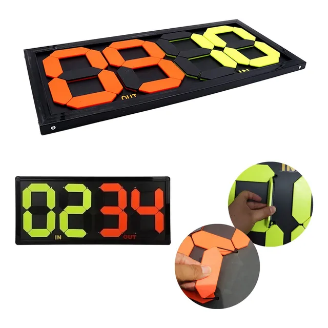 Tablero Para Cambios Manual Fútbol Deporte Entrenamiento