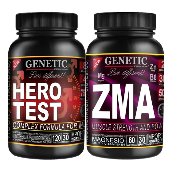 30 Servs Testo Estimulante Sexual Prohormonal Libido Genetic Sabor Neutro