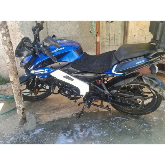 Motocicleta Azul