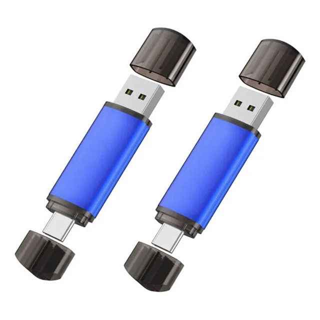 2 Piezas Memoria Usb 64 Gb Kexin De Dual Tipo C De Pendrive