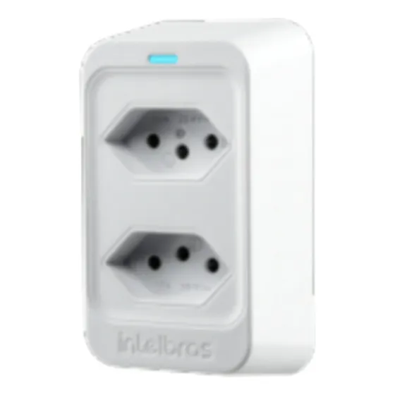 Protetor Elétrico Eps-302 Branco 2 Tomadas 1un Intelbras