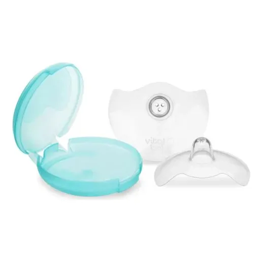 Pack 2 Protectores Pezón Pezoneras Con Protector Vital Baby Unica
