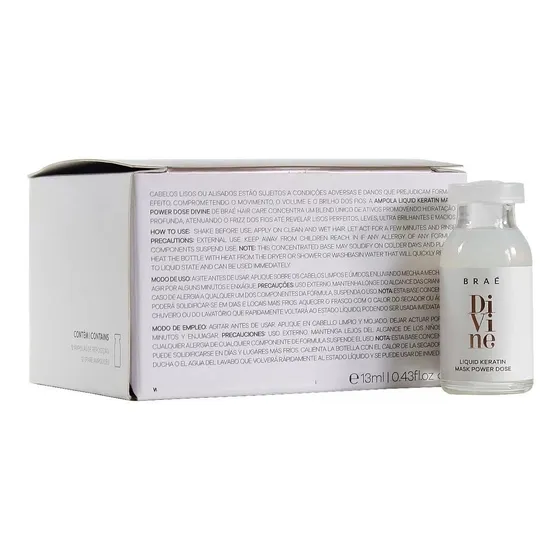Braé Kit Caixa Com 12 Ampolas De Tratamento Divine 13ml Cada