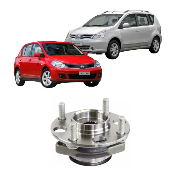 Cubo Roda Dianteiro Nissan Tiida Livina C Rolamento Nakata