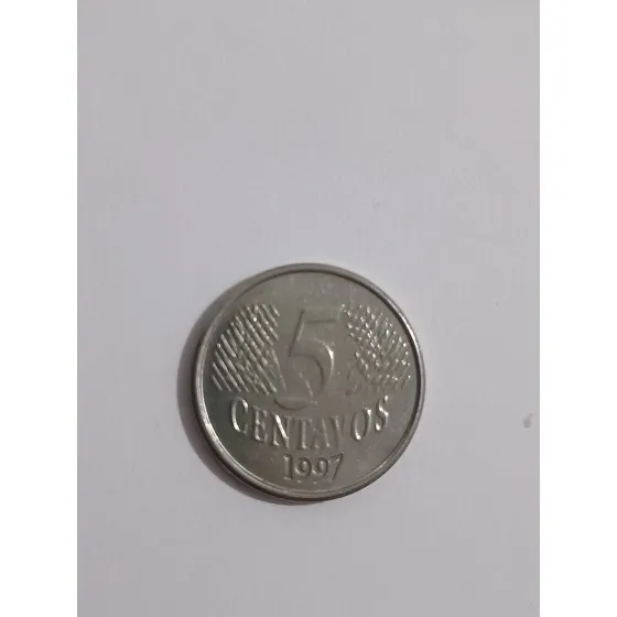 Moeda 5 Centavos 1997