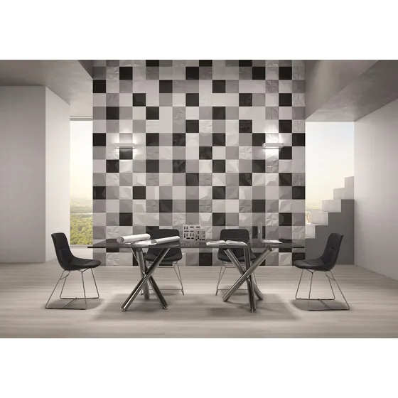 Revestimiento Decorativo Pared Dune Multishapes 25x25 * M2
