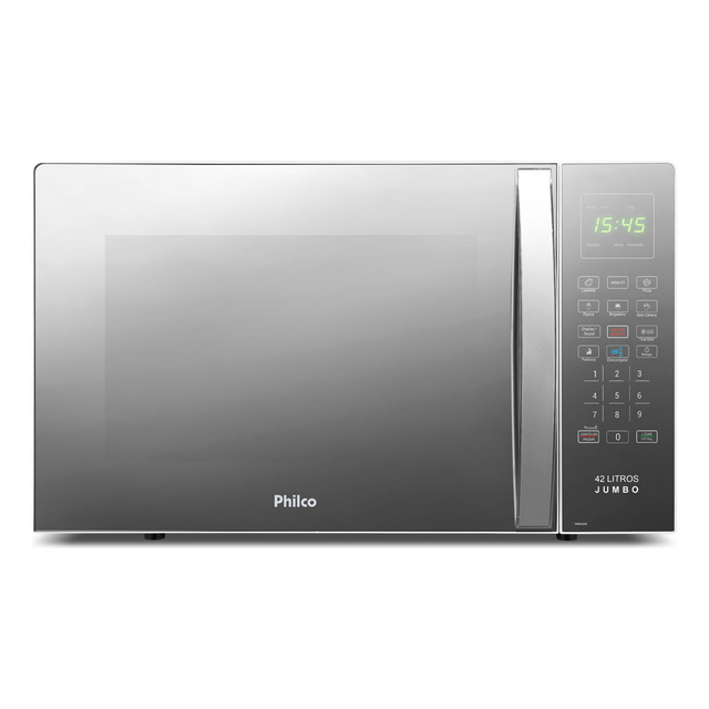 Micro-ondas Philco Pmo42eb Jumbo Tira Odor 42l 1560w 127v Micro-ondas Philco Pmo42eb Jumbo Tira Odor 42l 1560w 127v
