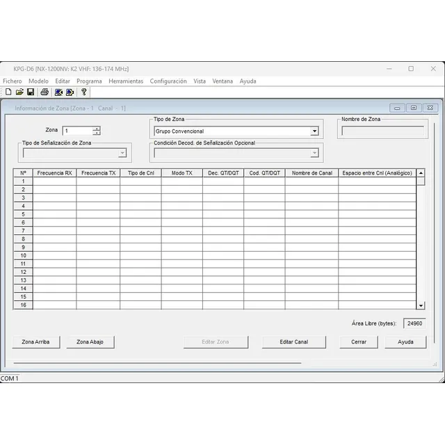 Kpg-d6 V2.01 - Software De Programación Para Radios Nx-1000