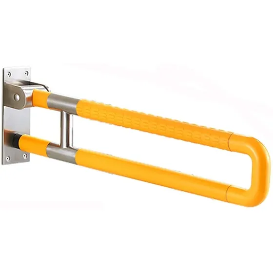 Mango Handiya Para Seguridad Baño Barra Agarre Plegabl Acero