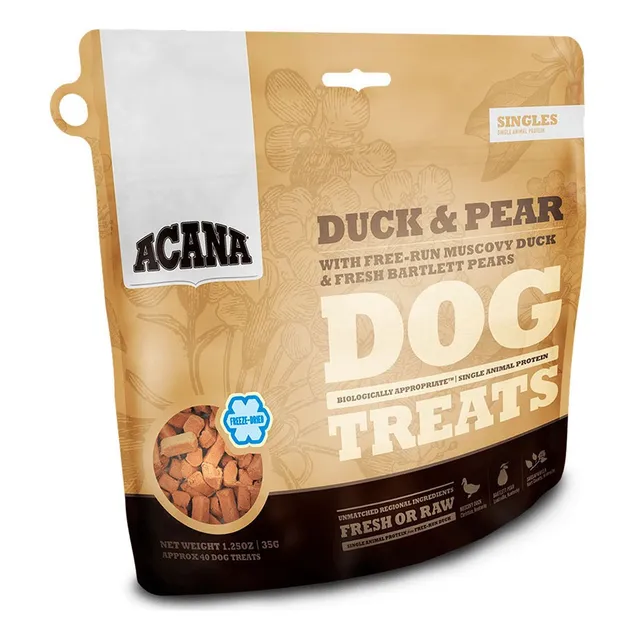 Alimento Para Perros Acana Duck Pear Treats 35gr Snack Np