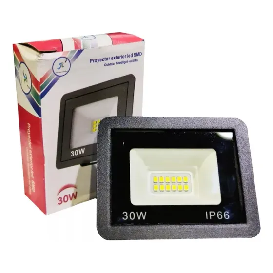 Foco Proyector Led Smd Plano Reflector Multiled 30w Exterior