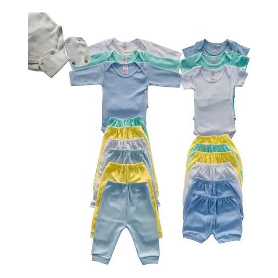 Kit Roupa De Bebê Calça E Body Atacado - 20 Peças