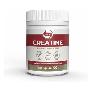 Creatina Monohidratada Creatine Sem Sabor 100g Vitafor Creatina Monohidratada Creatine Sem Sabor 100g Vitafor