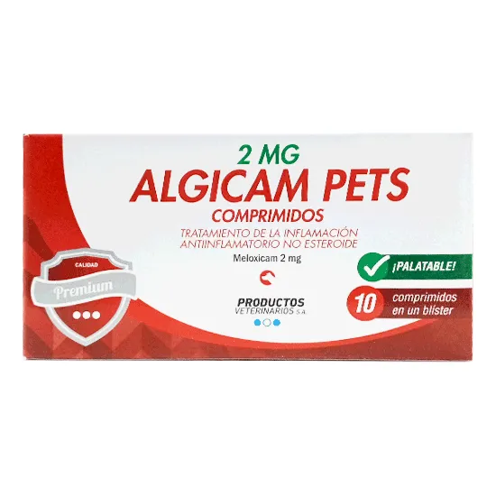 Meloxicam Tabletas Algicam 2mg 10 Tabletas