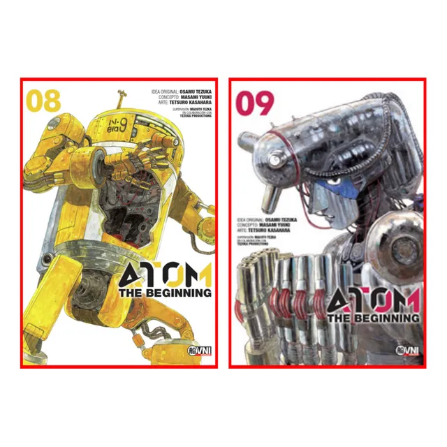 Combo Atom: The Beginning Vol. 8 Y 9 - Manga - Ovni