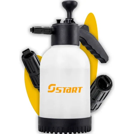 Pulverizador Manual Snow Foam 2l Profissional Automotivo Branco E Preto