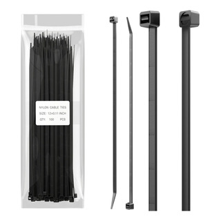 Cable De Nylon Negro De 12 Pulgadas Tipa Cabla De Collación Cable De Nylon Negro De 12 Pulgadas Tipa Cabla De Collación