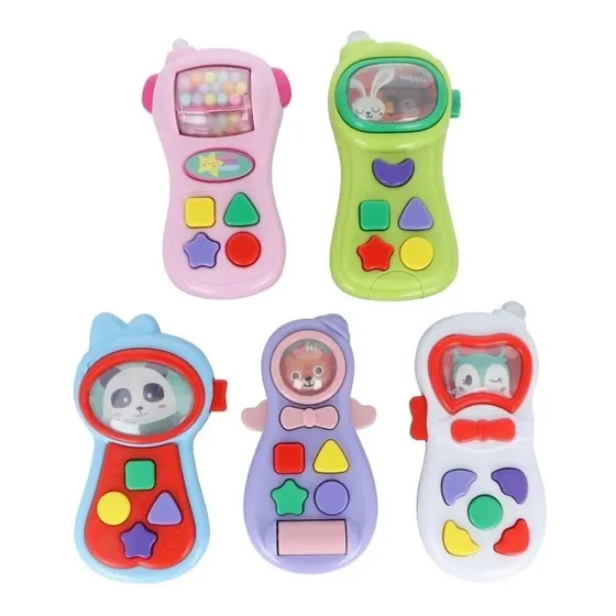 Teléfono Juguete Didáctico Con Luz Voces Sonido Bebe Diseños