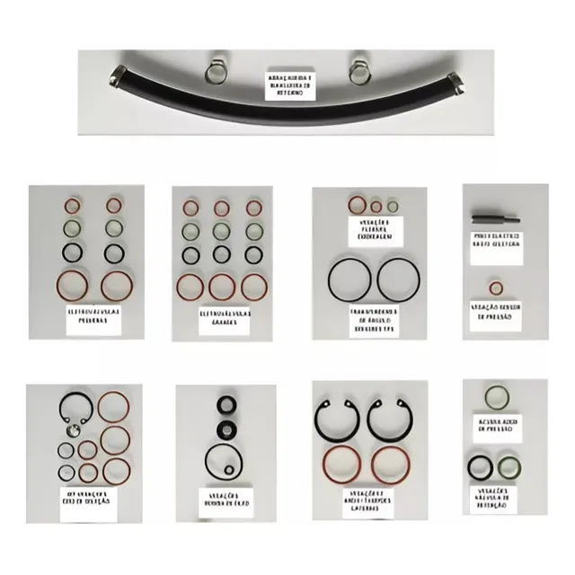 Kit Reparo Robô E Bomba Câmbio Fiat Dualogic Oring Vedação