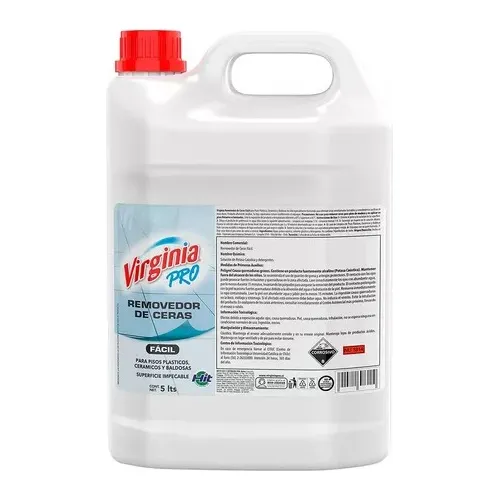 Removedor De Ceras Fácil Virginia Pro X 5 Lts