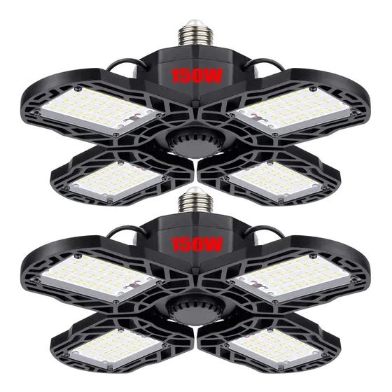 Led Garaje 150 Nueva 4 Panele Deformable Lumene Cuadruple 2