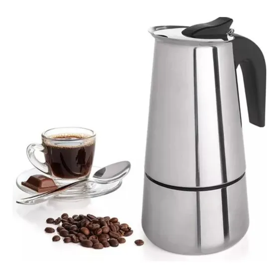 Cafetera Grecca Acero Inoxidable 9 Tazas