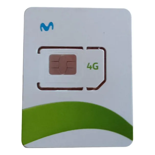 Chip 4g Prepago Movistar Para Estar Conectado,controla Gasto