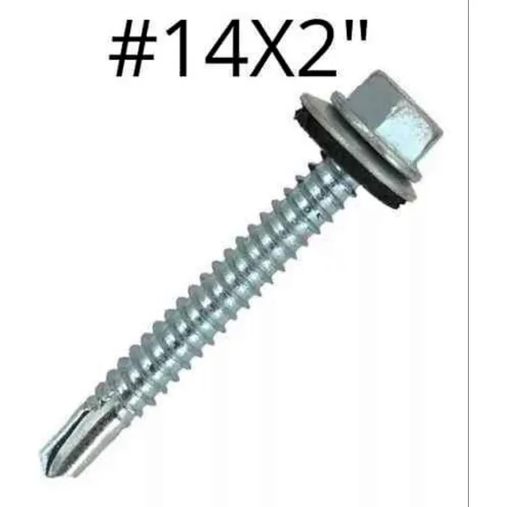 Tornillos Autotaladrantes Ó Autperforantes 14x2  Y 14x1 1/2