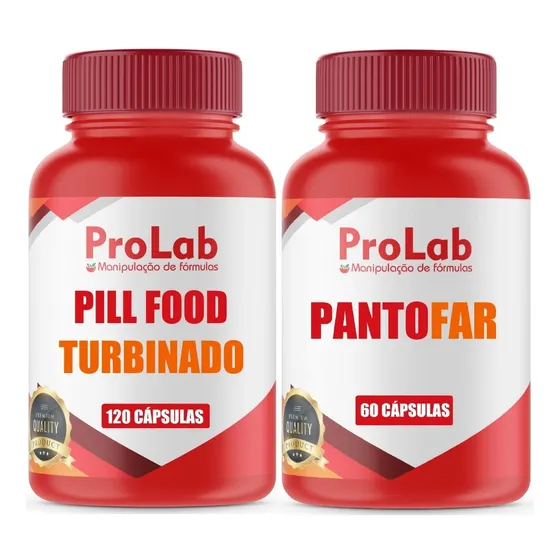 Pillfood Turbinado C/120 Cáps + Pantofar C/60 Cáps Kit