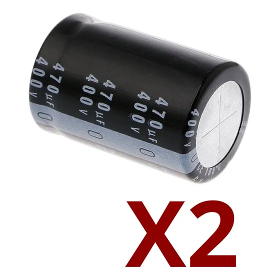 Condensador Electrolitico 470uf Capacitor 400v X2 Und