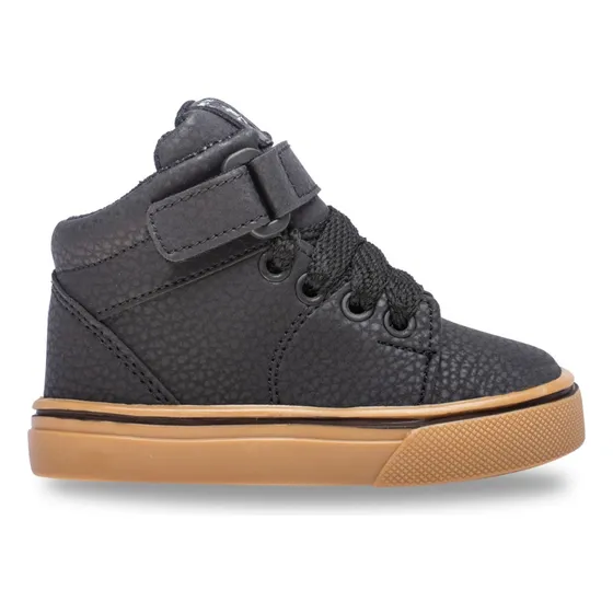 Zapatilla Para Bebe Botita Negra Base Camel Talle Del 17-26