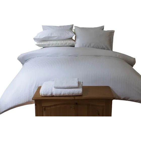Duvet Cover (forro De Plumon) Queen Sateen Stripe Colores