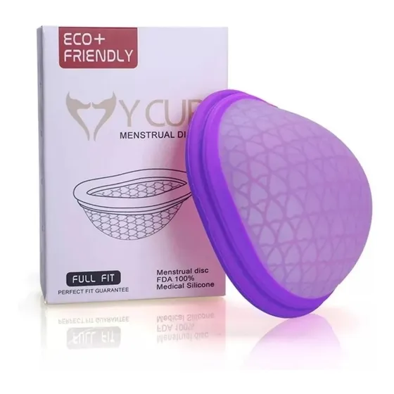 Disco Menstrual Flat Fit Extra Fino,2 Aros Menstrual Disc