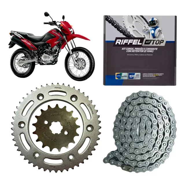 Kit Relação Riffel Bros 150 2012 2013 2014 Com Retentor