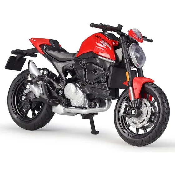 Ducati Monster Miniatura Metal Moto Con Base Expositora 1/18