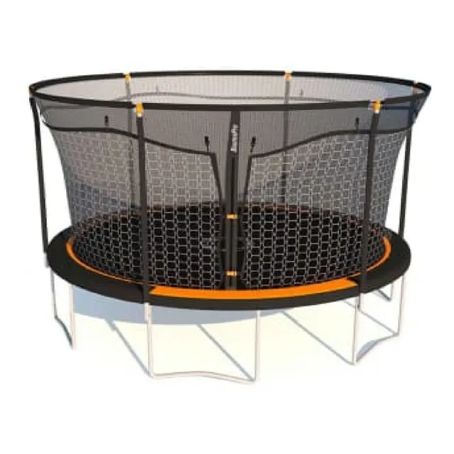 Trampolín Bounce Pro De 14 Pies, Color Naranja. Msi