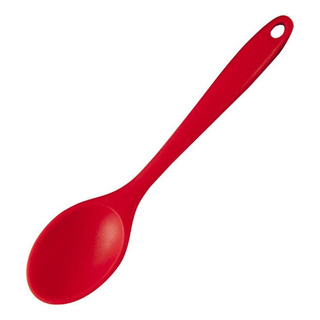 Cucharón De Silicona Cian 21cm Para Cocina Cucharón De Silicona Cian 21cm Para Cocina