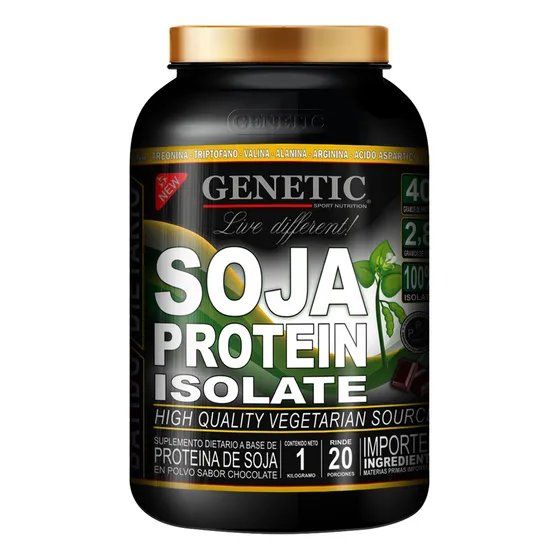 9 Aminoácidos Esenciales Batido Vegano Soja Protein Genetic