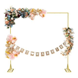 Soporte De Fondo Para Arco De Boda, Cubierta Cuadrada De 8 P Soporte De Fondo Para Arco De Boda, Cubierta Cuadrada De 8 P