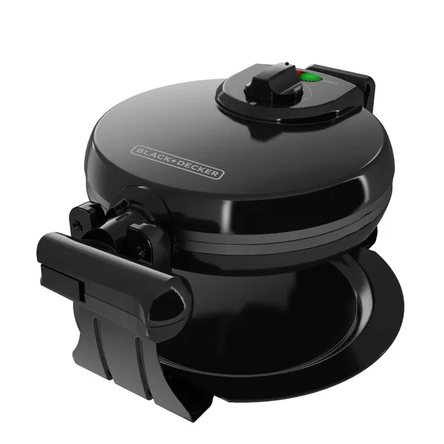 Waflera eléctrica Black+Decker WM1000B color negro 127V